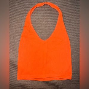Bright orange Halter Top 🍊